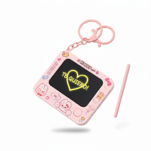 Llavero Mini Pizarrita Digital – Escribe, Borra y Reinventa tu Mensaje